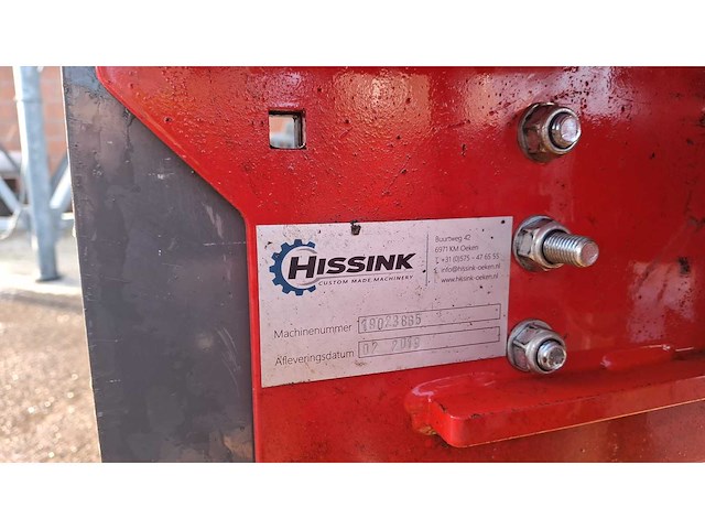 2019 hissink fsi h20s-5 stronkenfrees - afbeelding 7 van  9