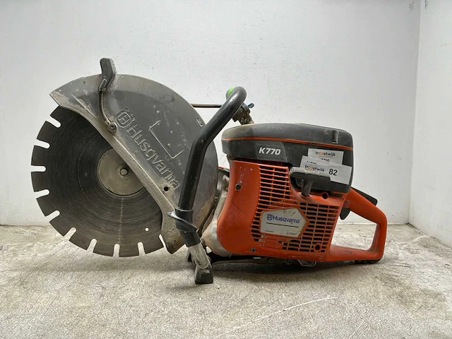 2019 husqvarna k770 doorslijper - 350mm - benzine - afbeelding 4 van  5