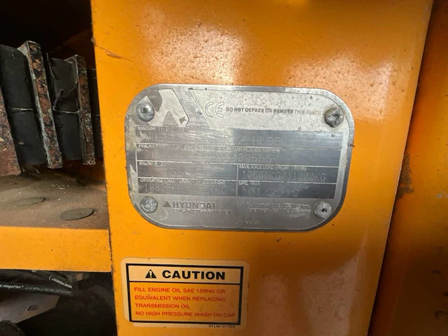 2019 hyundai hl960 shovel - afbeelding 33 van  39