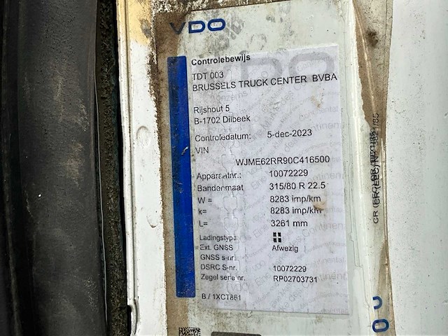 2019 iveco 400 stralis x-way kraanwagen - afbeelding 8 van  27