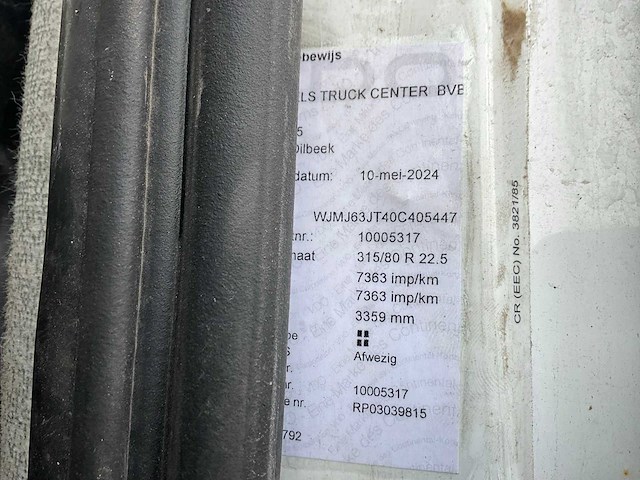 2019 iveco 460 stralis x-way kraanwagen - afbeelding 22 van  30