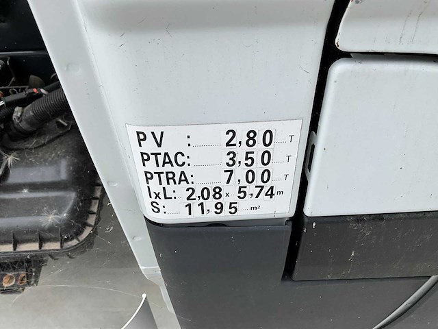 2019 iveco daily 3.0 kipper lichte vrachtwagen - afbeelding 21 van  24