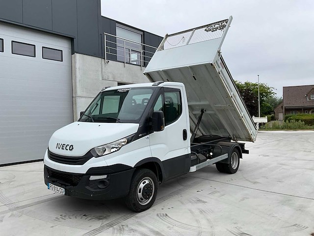 2019 iveco daily 3.0 kipper lichte vrachtwagen - afbeelding 1 van  20