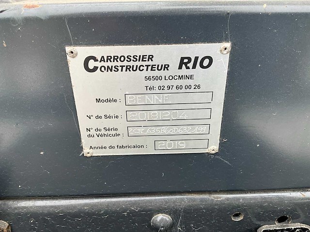 2019 iveco daily 3.0 kipper lichte vrachtwagen - afbeelding 10 van  20