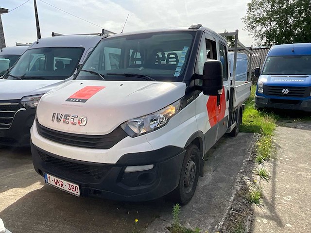 2019 iveco daily 35s14 dubbelcabine pickup truck met kantelklep - afbeelding 1 van  14