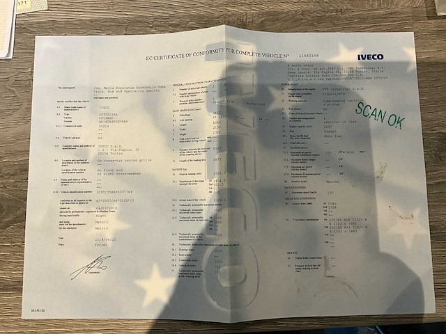 2019 iveco daily 35s14 dubbelcabine pickup truck met kantelklep - afbeelding 12 van  14