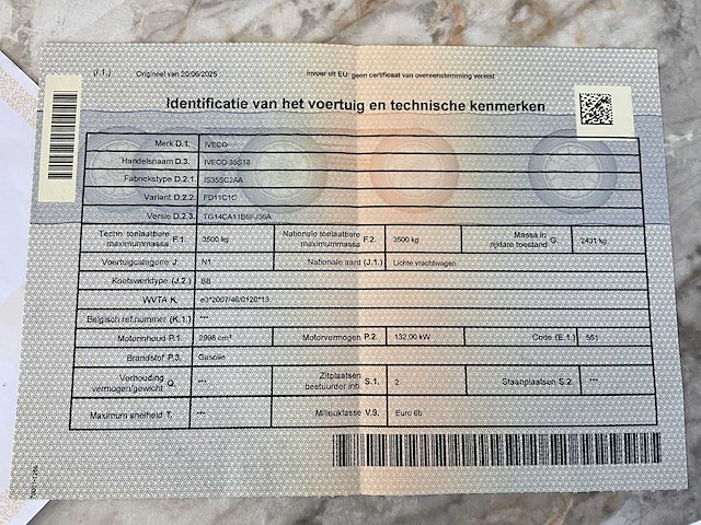 2019 iveco daily 35s18 - 3l - automaat- airco lichte vracht - afbeelding 43 van  52