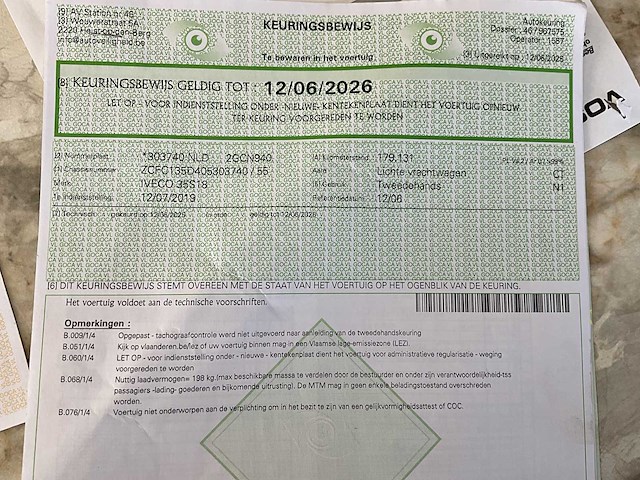 2019 iveco daily 35s18 - 3l - automaat- airco lichte vracht - afbeelding 46 van  52