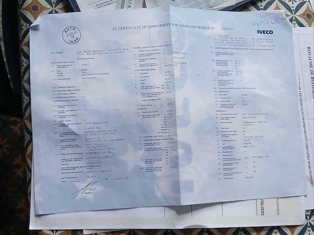 2019 iveco stralis as440st/p 4x2 vrachtwagen - afbeelding 70 van  73