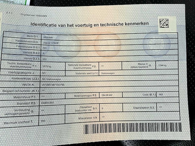 2019 jaguar ev400 i-pace personenauto - afbeelding 28 van  35