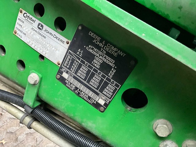 2019 john deere 6250r vierwielaangedreven landbouwtractor - afbeelding 19 van  27