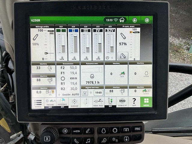 2019 john deere 6r250 vierwielaangedreven landbouwtractor - afbeelding 13 van  22