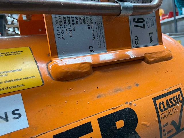 2019 kaeser classic 210/25w luchtcompressor - afbeelding 5 van  5