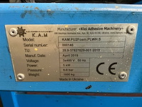 2019 k.a.m. pu2foam.plwh.s cnc-lijmmachine - afbeelding 10 van  18