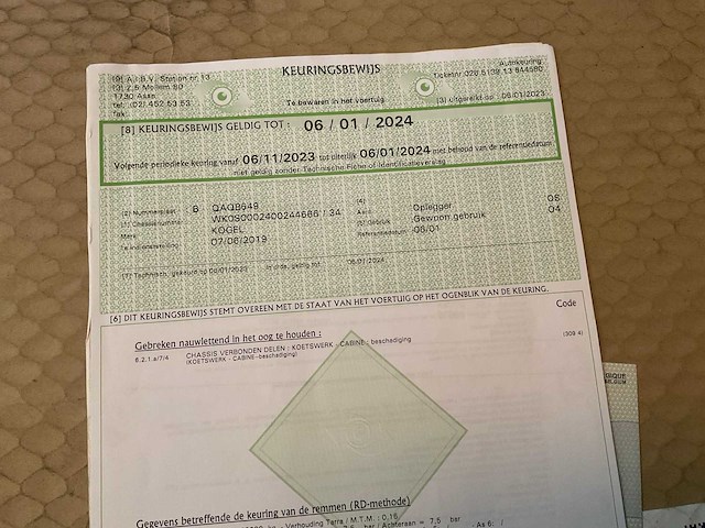 2019 kögel sn 24 oplegger - afbeelding 23 van  23