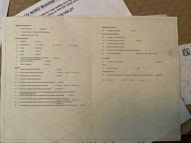 2019 kögel sn 24 oplegger - afbeelding 20 van  23