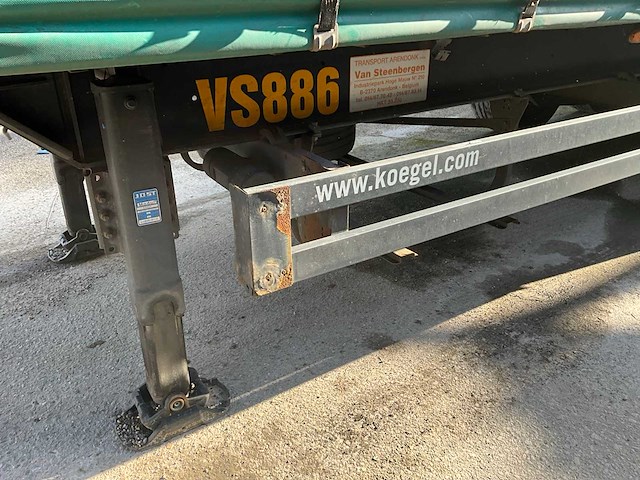 2019 kögel sn 24 schuifzeiloplegger - afbeelding 25 van  26