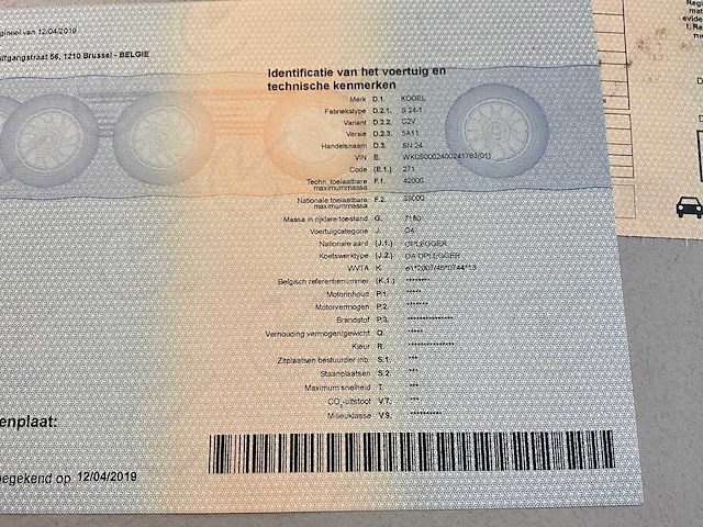 2019 kögel sn 24 schuifzeiloplegger - afbeelding 14 van  26