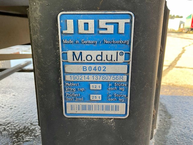 2019 kögel sn 24 schuifzeiloplegger - afbeelding 12 van  12