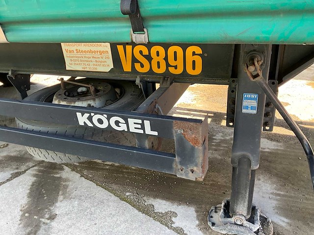 2019 kögel sn 24 schuifzeiloplegger - afbeelding 23 van  24