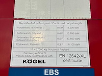 2019 kögel sn 24 schuifzeiloplegger - afbeelding 15 van  27