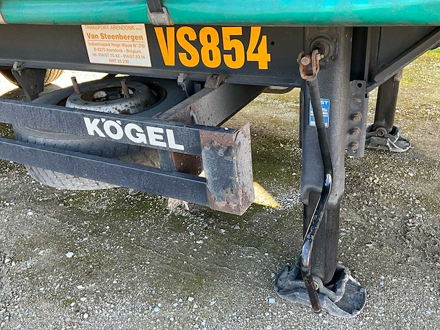 2019 kögel sn 24 schuifzeiloplegger - afbeelding 8 van  23