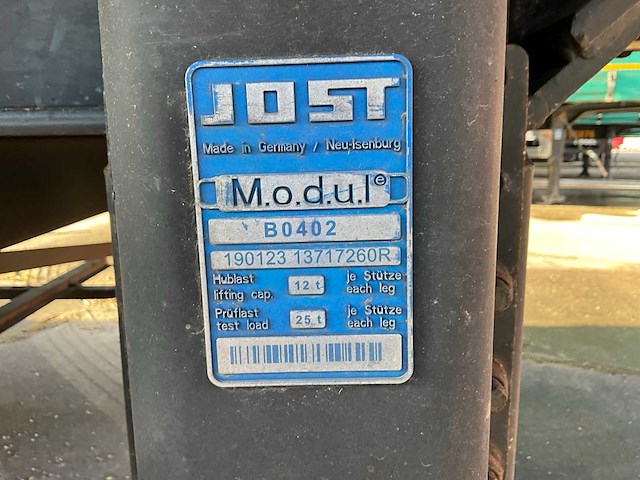 2019 kögel sn 24 schuifzeiloplegger - afbeelding 20 van  20