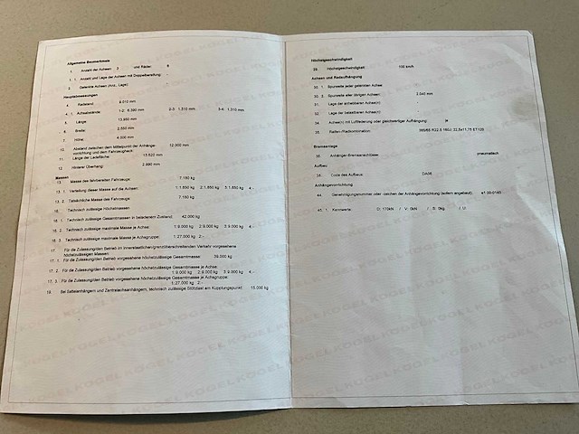 2019 kögel sn 24 schuifzeiloplegger - afbeelding 16 van  19