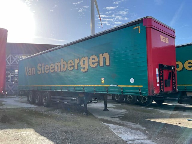 2019 kögel sn 24 schuifzeiloplegger - afbeelding 1 van  7
