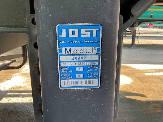 2019 kögel sn 24 schuifzeiloplegger - afbeelding 4 van  4