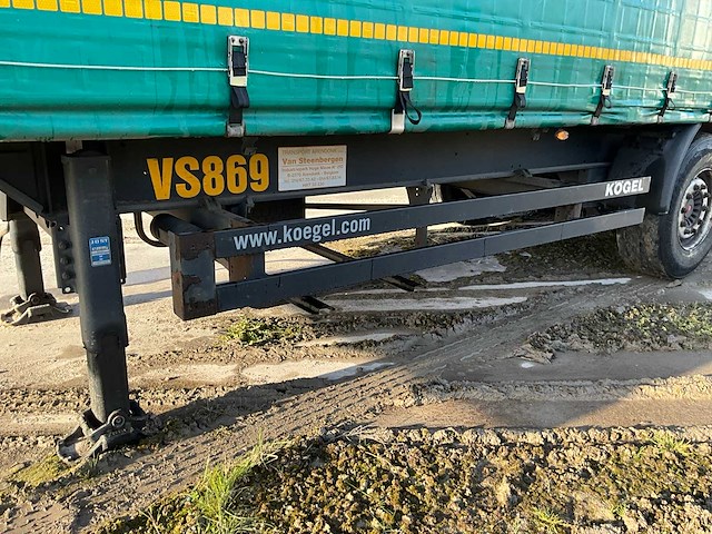 2019 kögel sn 24 schuifzeiloplegger - afbeelding 2 van  5