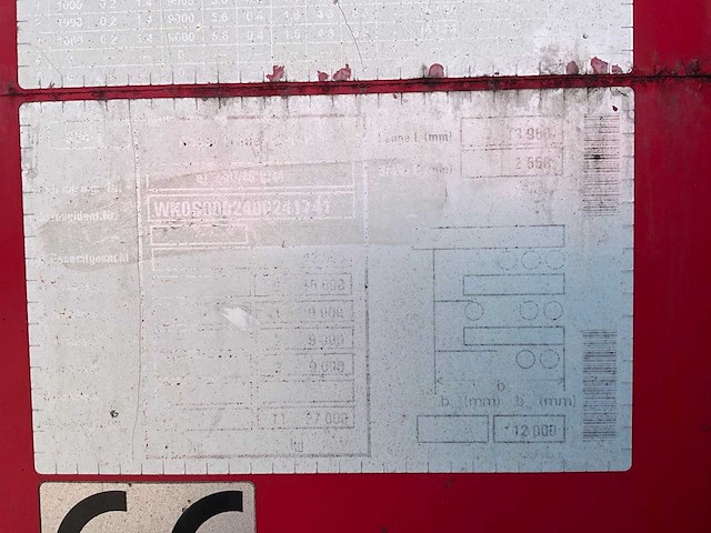 2019 kögel sn 24 schuifzeiloplegger - afbeelding 15 van  29