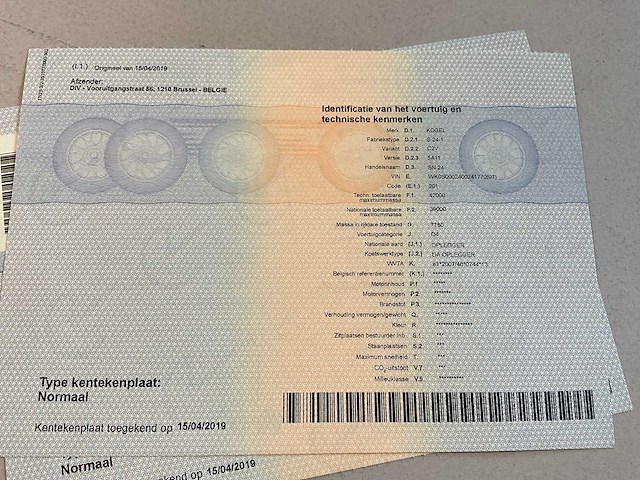 2019 kögel sn 24 schuifzeiloplegger - afbeelding 13 van  21