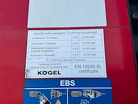 2019 kögel sn 24 schuifzeiloplegger - afbeelding 14 van  30