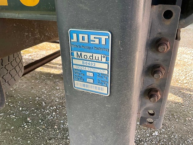 2019 kögel sn 24 schuifzeiloplegger - afbeelding 28 van  28