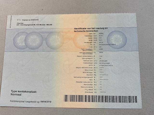 2019 kögel sn 24 schuifzeiloplegger - afbeelding 7 van  27
