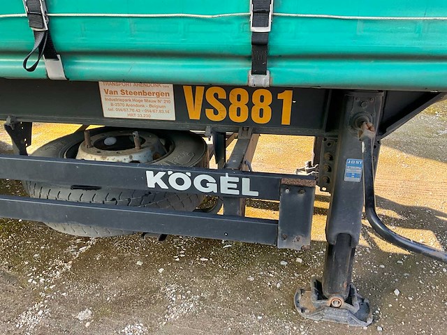 2019 kögel sn 24 schuifzeiloplegger - afbeelding 18 van  27