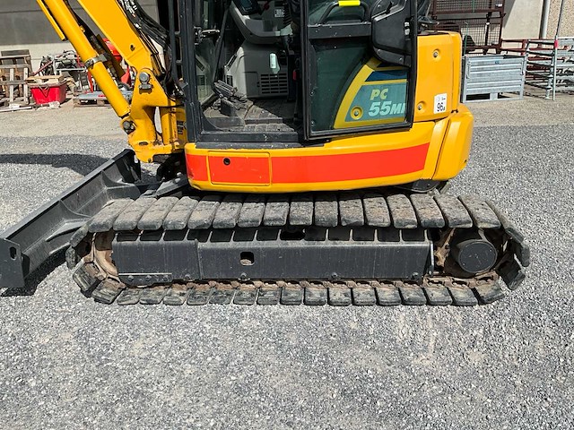2019 komatsu pc 55 mr - 5 rupsgraafmachine - afbeelding 25 van  37