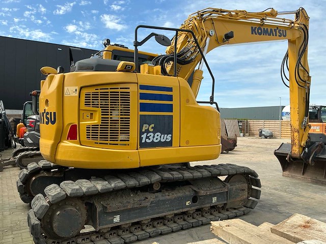 2019 komatsu pc138us rupsgraafmachine - afbeelding 15 van  19