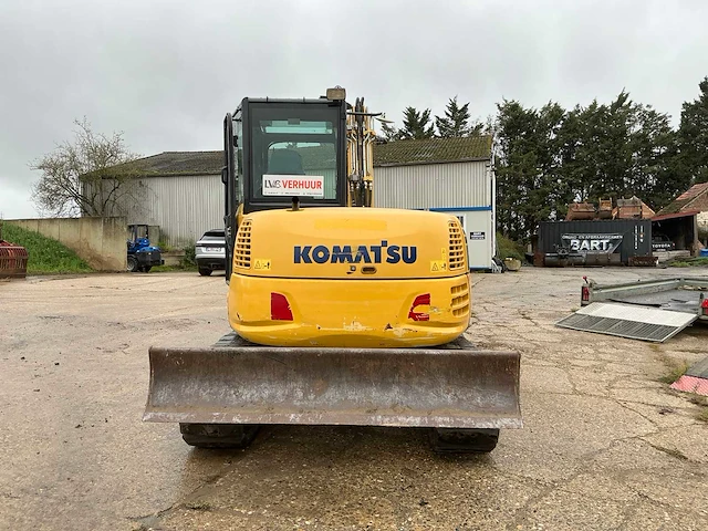 2019 komatsu pc80mr-5e0 rupsgraafmachine - afbeelding 12 van  26