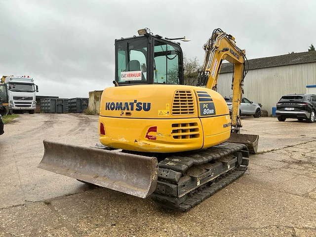 2019 komatsu pc80mr-5e0 rupsgraafmachine - afbeelding 13 van  26