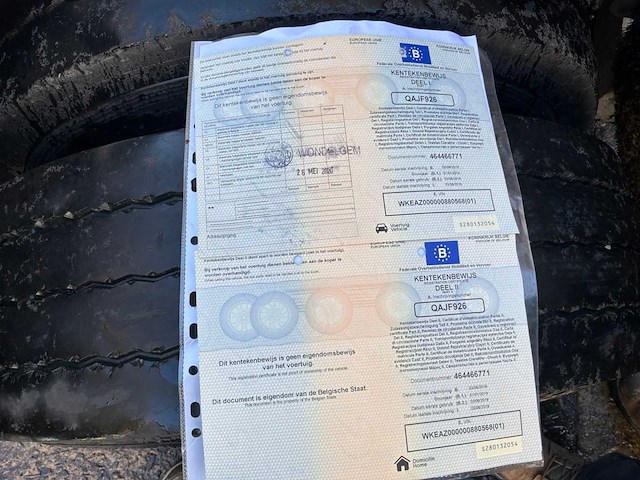 2019 krone az oplegger met container - afbeelding 22 van  29