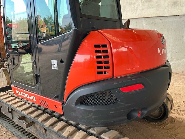 2019 kubota kx080-4alfa rupsgraafmachine - afbeelding 8 van  23