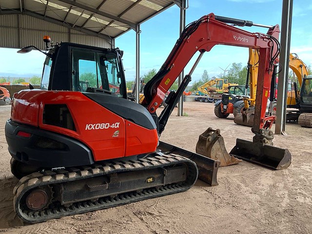 2019 kubota kx080-4alfa rupsgraafmachine - afbeelding 22 van  23