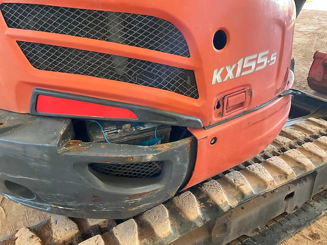 2019 kubota kx155-5 rupsgraafmachine - afbeelding 10 van  25