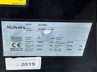 2019 kubota rt280 wiellader - afbeelding 8 van  9