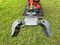 2019 kubota u10-3 minigraafmachine met extra hydraulische leiding, sorteergrijper en 3 bakken - afbeelding 8 van  30