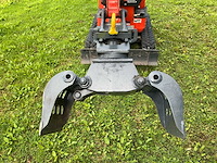 2019 kubota u10-3 minigraafmachine met extra hydraulische leiding, sorteergrijper en 3 bakken - afbeelding 8 van  30