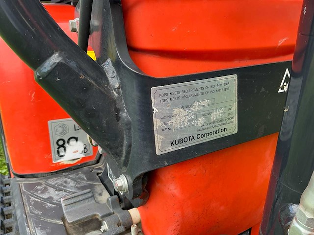 2019 kubota u10-3 minigraafmachine met extra hydraulische leiding, sorteergrijper en 3 bakken - afbeelding 10 van  30