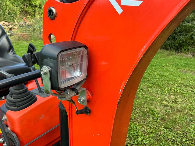 2019 kubota u10-3 minigraafmachine met extra hydraulische leiding, sorteergrijper en 3 bakken - afbeelding 11 van  30